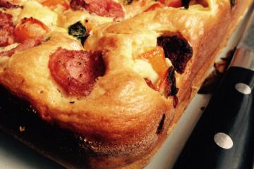 Torta de linguiça toscana