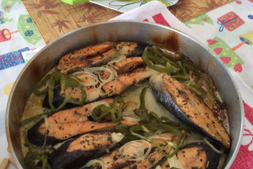 Salmão no forno