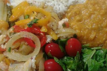 Moqueca de Peixe com Pirão
