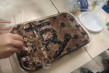 Torta de bolacha fácil e rápida