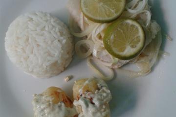 Peixe no papelote