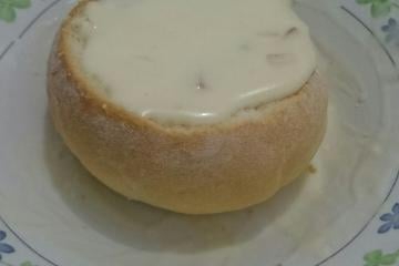Creme de batata com bacon