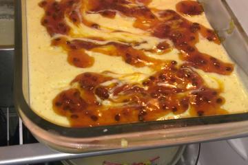 A mousse de maracujá