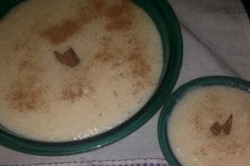 Arroz doce de panela de pressão
