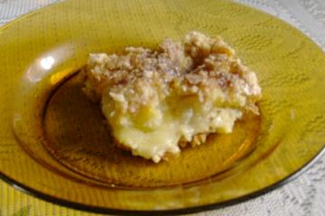 Torta de maçã crocante
