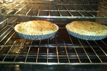 Quiche de presunto e queijo do Glauco