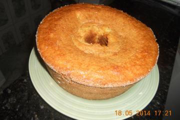 Bolo de Fubá com Farinha de Trigo - Comidinhas do Chef