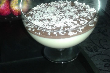 Mousse de limão com chocolate