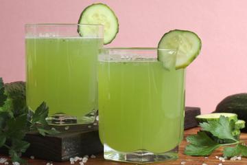Suco detox de pepino