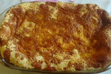 Torta de frango de liquidificador