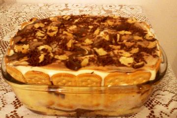 Pavê de biscoito maizena