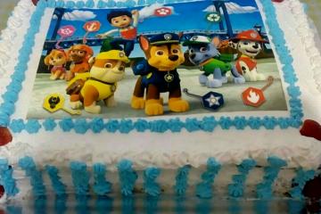 Bolo de aniversário.