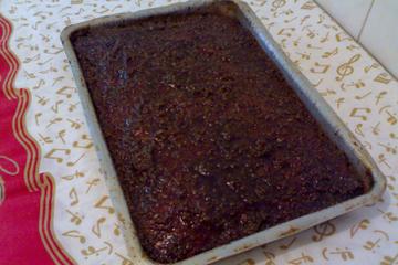 Bolo de açúcar mascavo