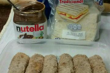 Mini churros de nutella