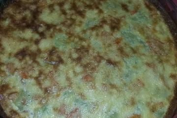 Souflé de chuchu em pedaços