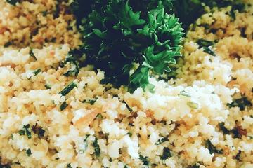Farofa low carb de bacon