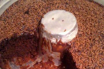 Bolo de chocolate de liquidificador