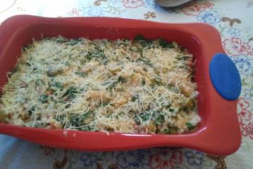 Risoto de bacalhau