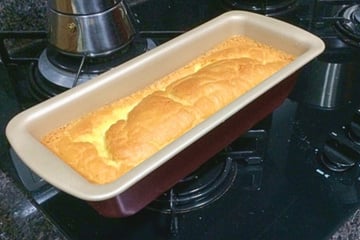 Pão sem glúten de liquidificador