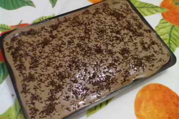 Bolo de chocolate recheado