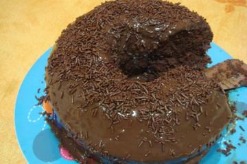 Bolo de chocolate rápido e maravilhoso