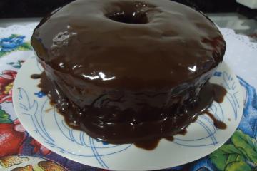 Bolo de chocolate da Lelê