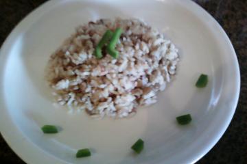 Arroz com lentilha