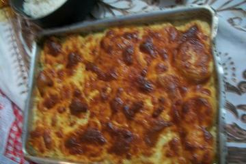 Batata  gratinada