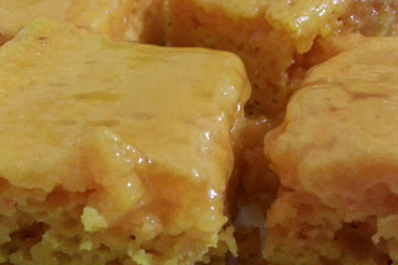 Calda para bolo de laranja