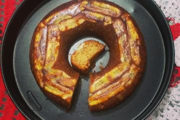 Bolo de banana diet