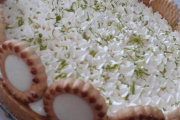 Torta de limão com chocolate branco