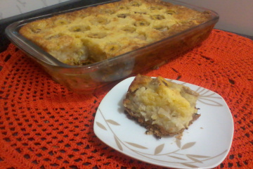 Torta de banana (massa seca)