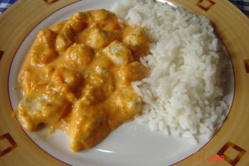 Frango ao molho de abóbora cabocha e requeijão