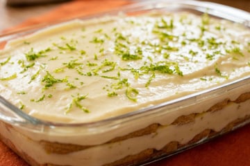 Pavê de limão que não vai ao fogo e não talha