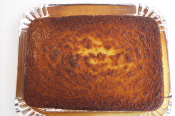 Bolo de macaxeira ou aipim