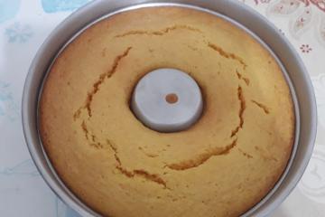 Bolo de milho e milharina
