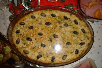 Torta de bacalhau da Vanuza