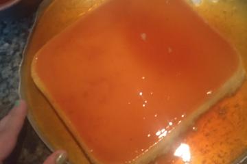 Pudim de leite condensado com creme de leite
