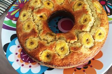 Bolo de banana d'água