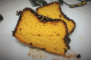 Bolo de cenoura cozida