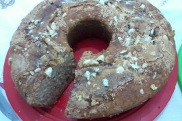 Bolo de banana integral