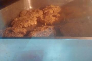 Biscoito de aveia com gotas de chocolate