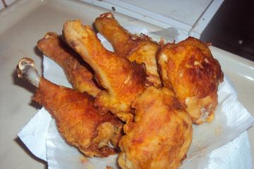 Coxas de frango crocantes