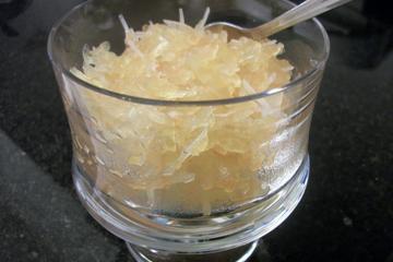 Doce de mamão verde ralado