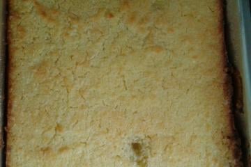 Bolo de aipim feito no liquidificador