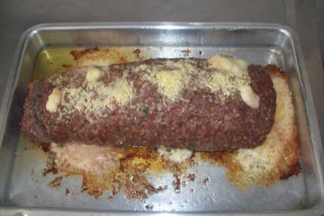 Rocambole de Carne Moida