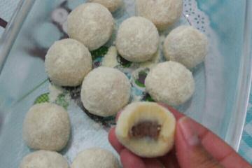 Brigadeiro de leite em pó com creme de avelã