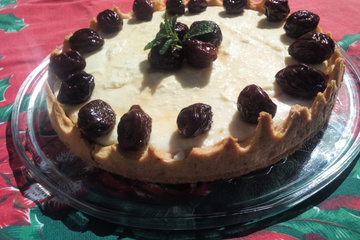 Torta de manjar diet