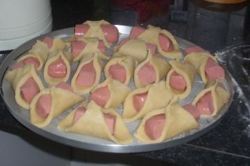 Salgadinho de salsicha