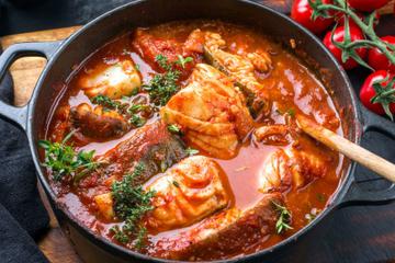 Peixe ensopado